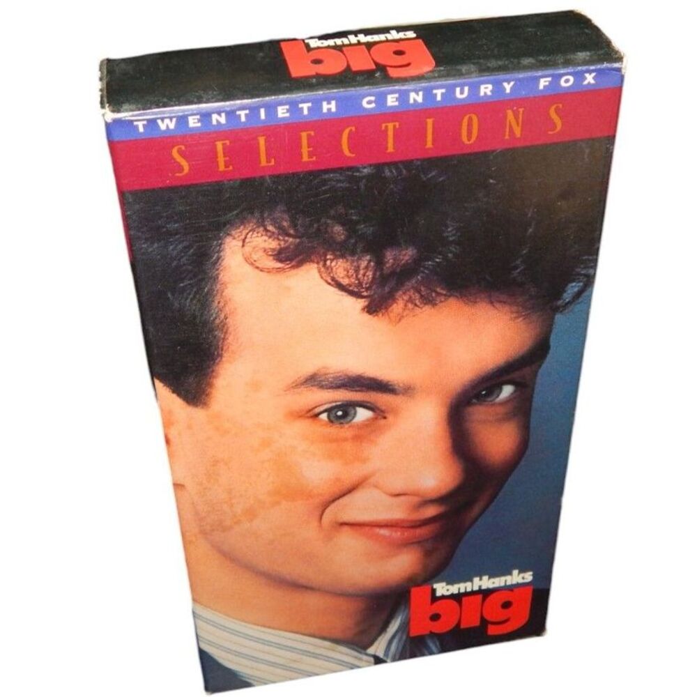 BIG Tom Hanks Jared Rushton Elizabeth Perkins vintage VHS in original case
